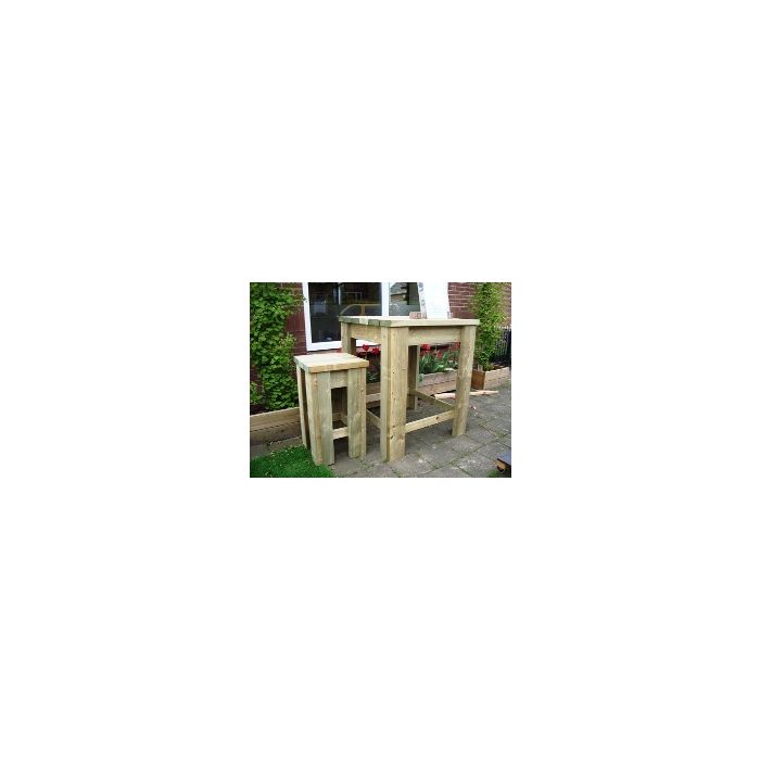 Statafel 75x75x105