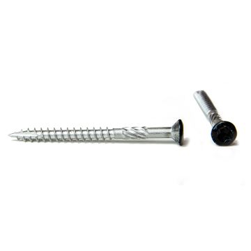 RVS gevelschroef zwarte kop AISI 410 torx 4x40