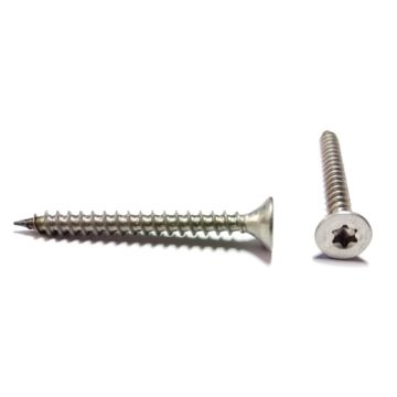 RVS Spaanplaat platte kop torx 3x25