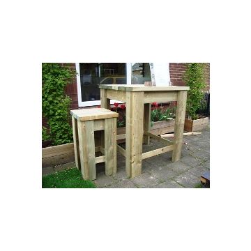 Statafel 75x75x105