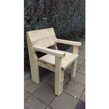 Houten tuinstoel